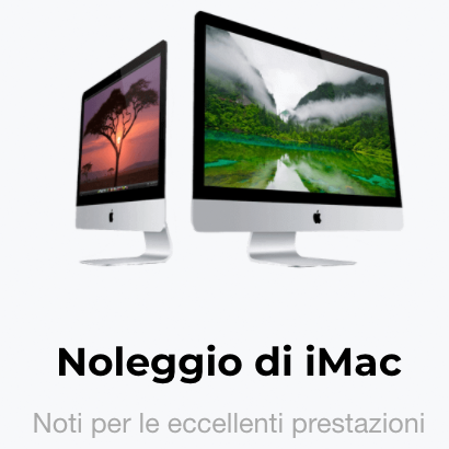 IMAC affitta per la tua azienda Noleggio Iphone per aziende e istituzioni a breve, medio termine.